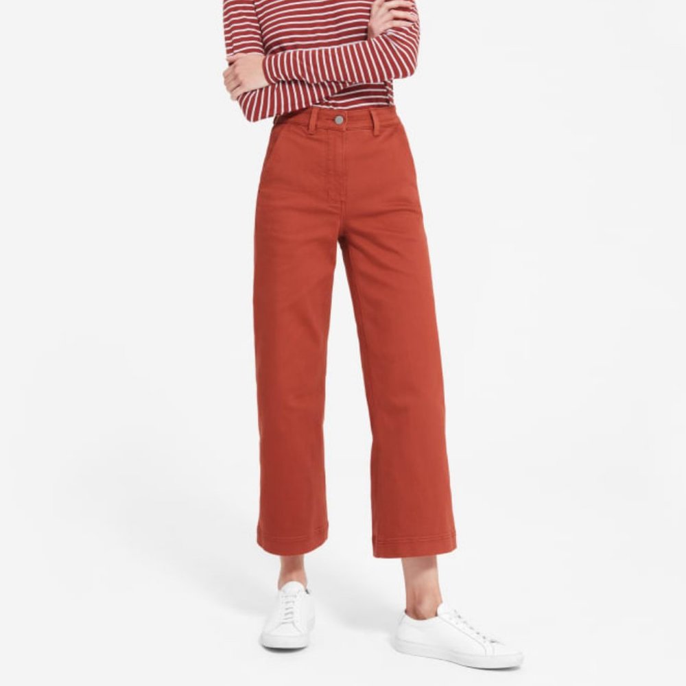 Everlane Wide Leg Crop Pant